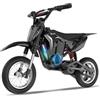EVERCROSS EV12M PRO Motocicletta Elettrica Bambini, 300 W, Bluetooth e LED | Moto Elettrica per Bambini da 110 cm, 3 Velocità, 18 km di Autonomia, Batteria 5,2 Ah, Ruote 12 pollici, Sospensioni