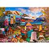 HUADADA Puzzle da 1000 pezzi, per adulti, giochi interattivi, puzzle da 1000 pezzi, regalo, tema: campeggio all'aperto