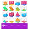 Gontence 16 Pcs Cubi Rompicapo Bambini con 16 Sacchetti Viola - Giochini per Feste di Compleanno Bambini | Bambina Bambino Regalini Compleanno | Regali di giocattoli di Natale | Mini Giochi di Puzzle