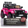 TOYSCAR Macchina Elettrica Per Bambini Fuoristrada Adventure Full Optional TAPPETINI e RUOTE IN GOMMA Auto Elettrica Per Bambini Telecomandata Sedile In Pelle Porte Apribili Doppio Motore12V