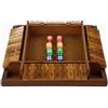 ZHITENG Shut the Box Gioco da Tavolo 4 Giocatori, Classico Gioco da Tavolo in Legno con 8 Dadi Shut the Box Game Giochi di Matematica Giochi di Societa per Classe Familiare o Bar (Multicolore)