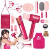GAGAKU Set di Parrucchieri per Bambini Realistico Salone di Bellezza Ragazza Playset Hair Styling Set con asciugacapelli Forbici e Accessori per Parrucchieri Giocattoli di Gioco Finto per Le Ragazze