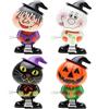 com-four® 4X Figure Decorative Halloween a Carica - Decorazione Halloween | Figure con motivi di streghe e fantasmi - per feste a tema e decorazioni stagionali [selezione variabile]