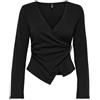 ONLY ONLKAYA Top | Regular Fit, Maniche lunghe, Casual, Temperatura massima 30°C ciclo delicato