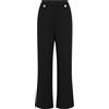 Vila - Viclua HW Wide Button Pants-, Viclua HW Wide Button Pants- Noos Donna