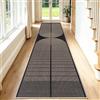 NeEnjoyko Tappeto passatoia per corridoio, ingresso, cucina, 80 x 300 cm | Lungo tappeto per cammino lavabile e antiscivolo in juta per corridoio, ingresso, camera da letto, portico
