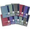 Cambridge Jotter - Quaderno a righe con margine, formato A5, 100 pagine, 10 quaderni, verde, blu, grigio, rosso, viola