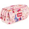 MILAN Astuccio portapenne 4 cerniere serie speciale Flowicorn
