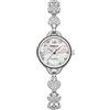 OIDEA Orologio Impermeabile Donna Analogico: Orologio al Quarzo Regolabile Quadrante Rotondo con Strass Catena Cuore - Regalo Donna Natale Festa della Mamma