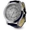 Generico Orologio EURO E LE MONETE EUROPEE cassa in acciaio e quadrante in argento 925/1000 riproducente la moneta da 1 euro e tutte le monete sostituite nel 2002