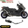 Arrow Scarico Completo Yamaha TMax 560 2021 Arrow Moto Terminale Pista Titanio Nero