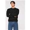 Tezenis Felpa Pesante Con Girocollo Uomo Nero