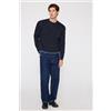 Tezenis Felpa Pesante Con Girocollo Uomo Blu