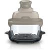 Ninja Crispi,Friggitrice ad aria portatile 4 in 1 in vetro, Grigio- FN201EUSD2