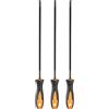 QUARKZMAN 3 Lima Per Motosega 4.8mm 3/16 Pollici Per Affilatura Nero | Con Manico In Plastica, Catena Motosega Rettifica
