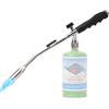 Flame King YSNAX1-108 - Torcia a gas propano 20.000 BTU con accensione automatica, per accendifuoco a carbone, nero/cromato