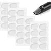 Pinsheng 32 Pezzi Cuscino Bocchino per Sax Tenore, Patch Bocchino per Sassofono Cuscinetti per Bocchino Sax Boccaglio Cuscino Bocchino per Clarinetto 0,8 mm (Trasparente)