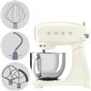 Smeg Full Color Panna SMF05CREU - Impastatrice Planetaria - Vasca in Inox da 4,8 litri