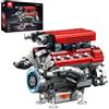Reobrix Kit di modellini per motori V8 per adulti, 1101 pezzi, set di costruzion