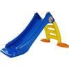 Dorex Scivolo da giardino per bambini, scaletta a 3 gradini, blu, 75 cm, 424
