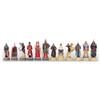 Italfama Set Scacchi In Resina Dipinta A Mano Russi Vs Mongoli, 8cm Re