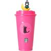 Starbucks Tazza riutilizzabile Starbucks Halloween che cambia colore Bearista gatto ner...