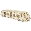 Pebaro 850/0L - Kit di costruzione in legno con treno regionale Lasercut, puzzle 3D, puzzle in legno