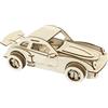 Pebaro 865/4L - Kit in legno per auto sportiva tedesca Lasercut, puzzle 3D, puzzle in legno