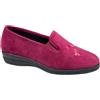 VIRGO FIRENZE Pantofole Donna Chiuse con Elastici Laterali, Ciabatte da Casa in Morbido Velluto con Suola Antiscivolo, Calzature Comode