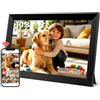Gorinth Frameo Cornice Digitale Wi-Fi Nero 10,1 Pollici, Rotazione Automatica | 1280 x 800 HD IPS Touch Screen,32GB, Montaggio a Parete, Condivisione Di Foto Tramite Frameo APP, Regalo per Genitori/Amici