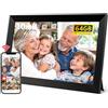Gorinth Frameo Cornice Digitale Wi-Fi 10,1 Pollici, Rotazione Automatica, Nero | 1280 x 800 HD IPS Touch Screen,64GB, Montaggio a Parete, Condivisione Di Foto Tramite Frameo APP, Regalo per Genitori/Amici