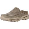 Skechers Creston - Slip on Canvas Mocassino, da Uomo, Cachi, 41.5 EU