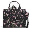 MARC JACOBS Medium Tote Bag In Vintage Floral Canvas With Oversized Bow
