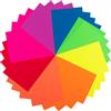PENPRIS 32 Fogli Cartone Fluorescente 8 Colori A5 Carta da Costruzione 180gsm | PENPRIS Cartone di Copertina Carta Pesante Doppia Faccia per Realizzazione di Biglietti Inviti Scrapbooking PAC07A532