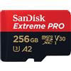 SanDisk 256GB Extreme Pro microSDXC Classe 10