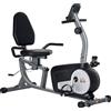 HOMCOM Cyclette reclinabile magnetica con display LCD e 8 livelli di resistenza