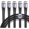 Wicked Chili 5x 100W Kabel USB-C zu USB-C 1m, iPhone 17 16 Samsung Galaxy S24 S23 S22 MacBook Pro Air iPad Pixel Switch (10GBps DP Alt Video 4K)
