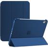 TechDealsUK Smart Case per Il Nuovo iPad 10a Generazione 10.9 (2022) [Modello n. A2757, A2777] Cover con Supporto Funzione Magnetica Auto Sleep Wake (Blu)