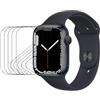 Renwox 5pcs pellicola idrogel per Apple Watch Series 7/8 /9 (41mm) | Orologio intelligente Flessibile HD Clear Pellicola Protettiva Schermo TPU Ultra Sottile, Touch Sensibile, Senza bolle