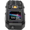Sxhlseller Telefono Cellulare Senior Sbloccato, Mini Telefono Robusto, Regali per Bambini Anziani, Torcia a LED, Batteria da 5800 mAh, Display da 1,8 Pollici, Radio, Pulsanti Grandi, Volume (Nero)