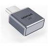 KNORVAY Norwii J20 Mouse Jiggler in Metallo, Undetectable Mouse Wiggler senza Fili | USB-C Mouse Mover Automatico, 3 Modalità, Pulsante Tattile, Tiene Attivo PC/Mac, Previene Sleep/Standby per Windows/macOS