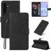 FHSYCR Cover per Samsung Galaxy A57 5G con 1 Pezzi Pellicola Vetro Temperato, Premium Pelle PU Portafoglio Flip Libro Case Custodia, Funzione Supporto e Chiusura Magnetica - Nero
