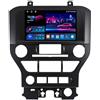 Generic Android 15 Autoradio 9Touchscreen Stereo Auto Per Ford Mustang 2015-2018 plug-and-play con Bluetooth Navigatore GPS+Collegamento specchio+Comandi Al Volante+4G+Wifi HM601 4 Core Wifi 1+16GB