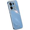 RankOne La Custodia del Telefono è Adatta per Redmi Note 13 Pro 5G / POCO X6 5G (6.67 Inches), Case per Cellulare in Silicone con Telaio Galvanico - Blu navy
