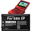 HamnaKhu Batteria per Nintendo Gameboy Advance SP di alta qualità 1600 mAh per GBA SP AGS-001 & SAM-003
