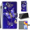 KENHONER Custodia per Xiaomi Redmi Note 11 Pro 4G/5G, Farfalla | Portafoglio Pelle PU, Magnetica, Resistente Agli Urti, Scomparto Carte Credito, Pieghevole, Flip Libro, Motivo