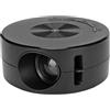 Luqeeg Mini Proiettore LED Portatile, Videoproiettori LED Piccoli, Proiettore di Film Full HD 1920 X 1080 Altoparlante Integrato Compatibile con Computer Tablet Per Laptop da Esterno per Ufficio Home Theater