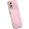 RankOne La Custodia del Telefono è Adatta per Redmi Note 11 Pro (4G) / 11 Pro 5G / 12 Pro (4G) / 11E Pro (6.67 Inches), Case per Cellulare in Silicone con Telaio Galvanico - Viola