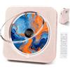 Liphier Lettore CD Bluetooth Portatile, CD Player con Altoparlante, Rosa | Supporta AUX/USB, Stereo Hi-Fi, Radio FM, Mini Lettore CD Verticale con Telecomando, Ideale come Regalo Riproduttore CD