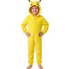 Get Trend Pokemon Pigiama Intero Bambini, Onesie Costume in Pile | Pikachu, Charmander, Bulbasaur, Squirtle, Tuta Intera con Cappuccio, Morbida e Comoda per Halloween, Carnevale e Cosplay